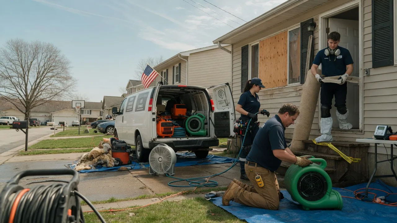 Water Damage Restoration in Amherst, WI near me